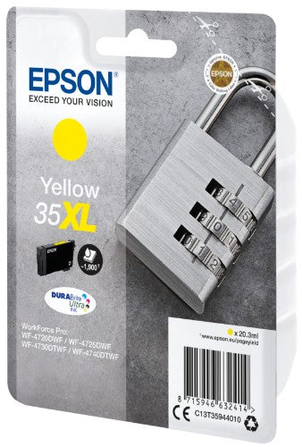 Epson C13T35944010/35XL Ink cartridge yellow high-capacity, 1.9K pages 20,3ml for Epson WF-4720