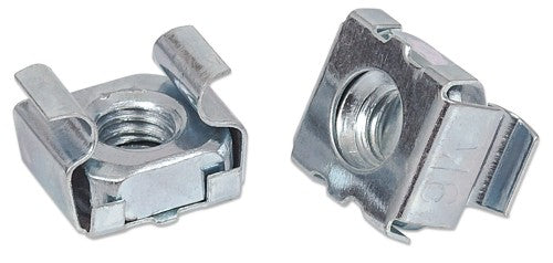 Intellinet Cage Nut Set (20 Pack), M6 Nuts, Bolts and Washers, Suitable for Network Cabinets/Server Racks, Plastic Storage Jar, Lifetime Warranty