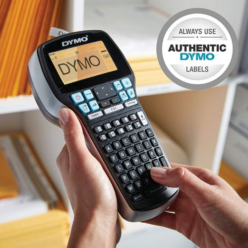 DYMO LabelManager 420P High Performance Rechargeable Portable Label Maker Kit | ABC Keyboard with 4 Rolls of D1 Labels & Carrying Case