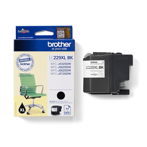 Brother LC-229XLBK Ink cartridge black, 2.4K pages ISO/IEC 24711 48.2ml for Brother MFC-J 5320