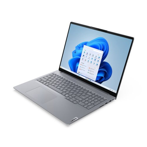 Lenovo ThinkBook 16 G8 IAL Intel Core Ultra 5 225U Laptop 40.6 cm (16") WUXGA 16 GB DDR5-SDRAM 256 GB SSD Wi-Fi 6E (802.11ax) Windows 11 Pro English Grey