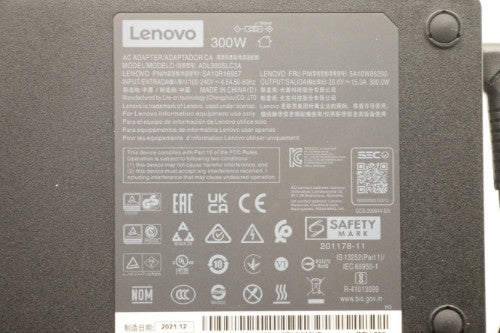 Lenovo 5A10W86290 power adapter/inverter Indoor 300 W Black