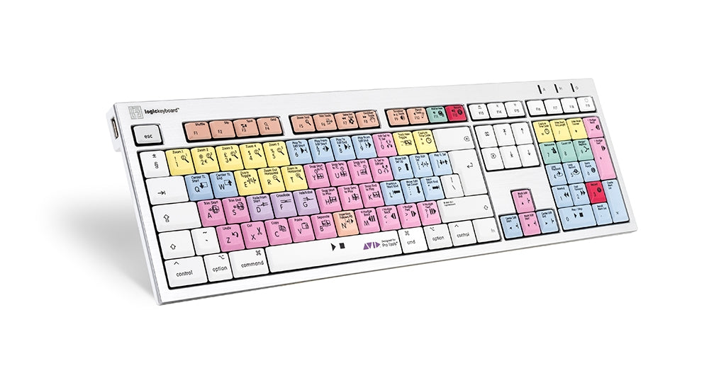 Logickeyboard LKB-PT-CWMU-UK keyboard Office USB QWERTY UK English Multicolour