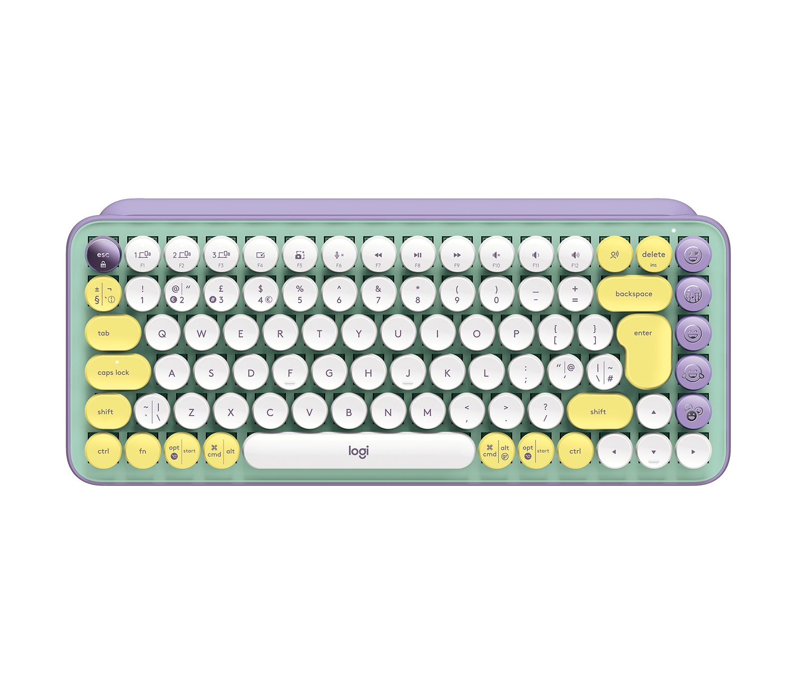 Logitech POP Keys Wireless Mechanical Keyboard With Emoji Keys