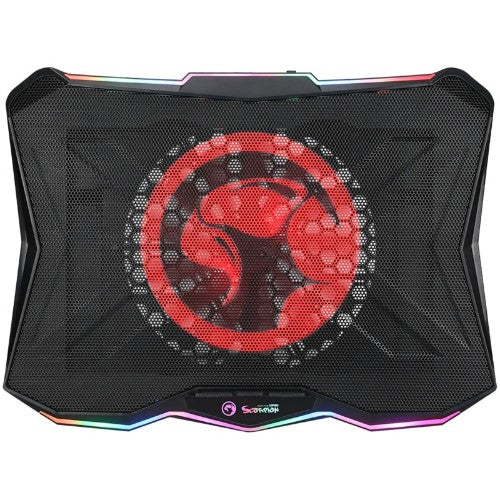 Marvo FN-40 laptop cooling pad 43.2 cm (17") Black, Red
