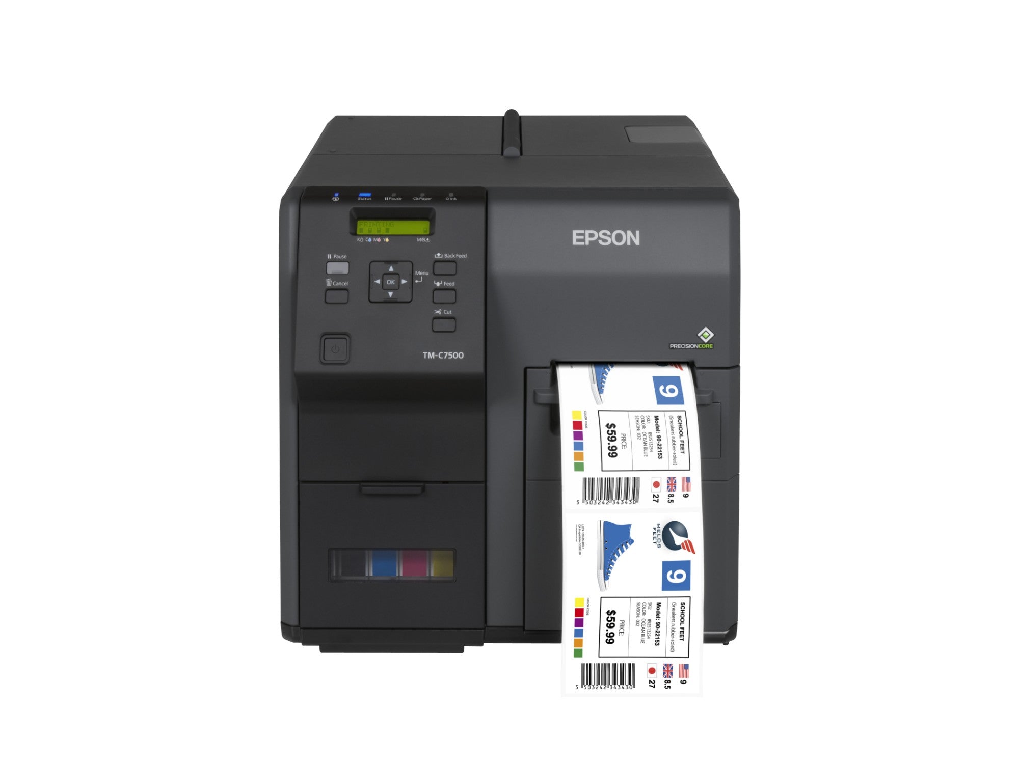 Epson ColorWorks C7500 label printer Inkjet Colour 600 x 1200 DPI 300 mm/sec Wired Ethernet LAN