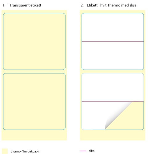 Capture CA-47011-AA-1 printer label White