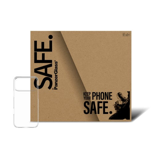 PanzerGlass SAFE. by ® TPU Case Transparent iPhone 17 Pro Max