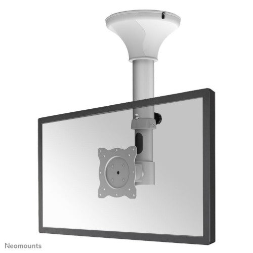 Neomounts FPMA-C025SILVER Monitor/TV mount ceiling 10-30" - h 37-47 cm - tiltable