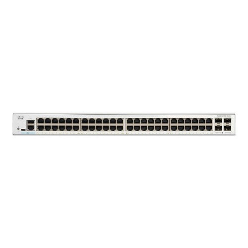 Cisco Catalyst 1200-48T-4G Smart Switch, 48 Port GE, 4x1GE SFP, Limited Lifetime Protection (C1200-48T-4G)