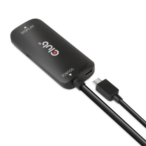 CLUB3D HDMI + Micro USB to USB Type-C 4K120Hz or 8K30Hz M/F Active Adapter