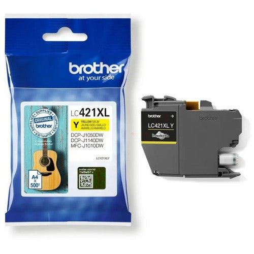 Brother LC-421XLY Ink cartridge yellow, 500 pages for Brother DCP-J 1050