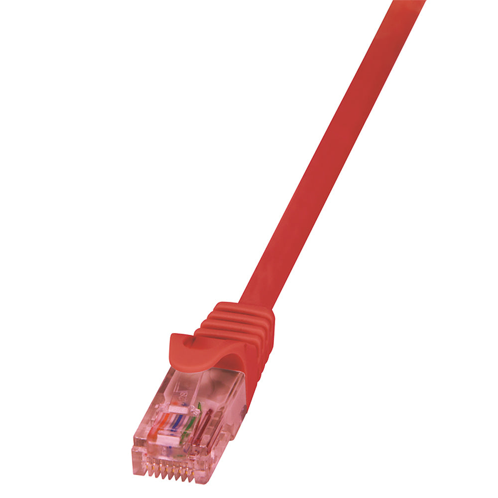 LogiLink 0.25m Cat.6 U/UTP networking cable Red Cat6 U/UTP (UTP)