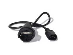 APC AP9880 power cable Black 0.6 m C14 coupler CEE7/7