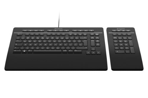 3Dconnexion Pro with Numpad keyboard Office USB + RF Wireless + Bluetooth QWERTY Nordic Black