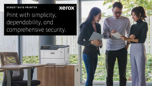 Xerox B410 A4 47ppm Duplex Printer PS3 PCL5e/6 2 Trays Total 650 Sheets