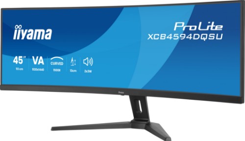 iiyama XCB4594DQSU-B1 computer monitor 111.8 cm (44") 5120 x 1440 pixels Dual QHD LED Black