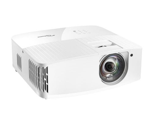Optoma 4K400STx data projector Short throw projector 4000 ANSI lumens DLP UHD 4K (3840x2160) 3D White