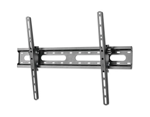 Manhattan Wall Mount for TV & Monitors (Tiltable), For screens 37" to 65", VESA compatability: all between 200x200mm and 600x400mm - check the dimensions of the four mounting holes on back of screen to ensure it fits, Max 45kg, Black, Bracket