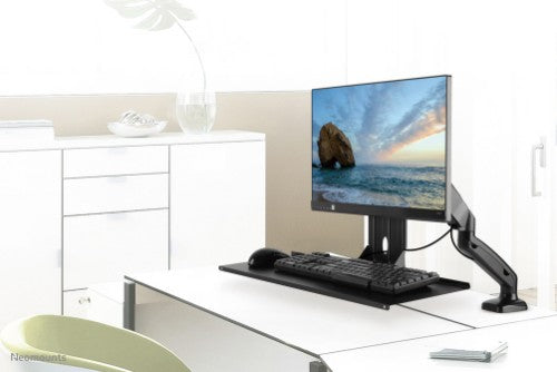 Neomounts KEYB-V200BLACK Keyboard/mouse shelf VESA installation - w 65 cm