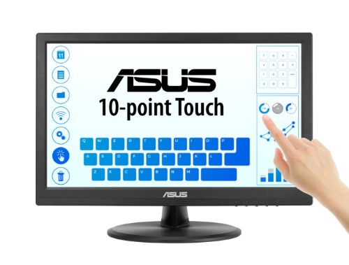 ASUS Touch VT169HE computer monitor 39.6 cm (15.6") 1920 x 1080 pixels Full HD LED Touchscreen Tabletop Black