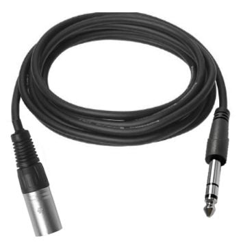 Vivolink PROAUDXLRJACKS1 audio cable 1 m XLR 6.35mm TRS Black
