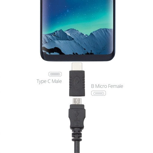 connektgear USB 2 Adapter Type C Male to B Micro MHL Female - with OTG function
