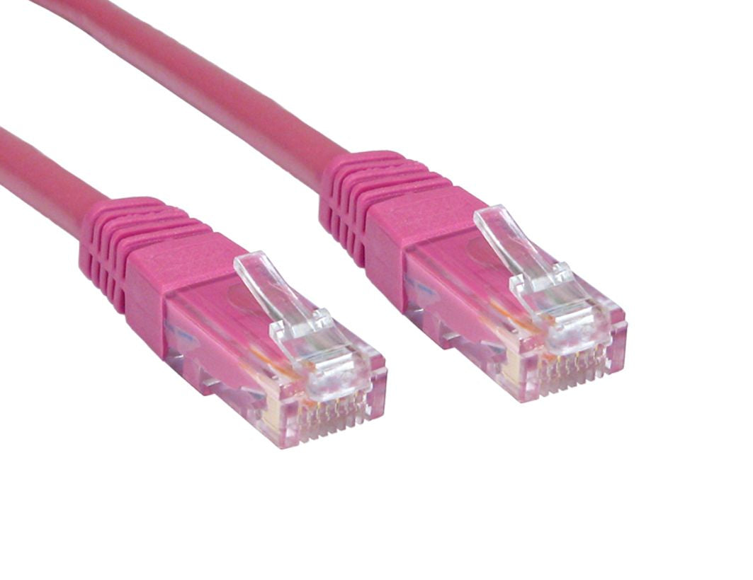 Cables Direct ERT-602P networking cable Pink 2 m Cat6 U/UTP (UTP)