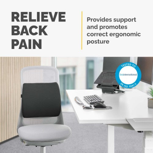Fellowes Back Support for Office Chair Breyta Comfort Back Cushion