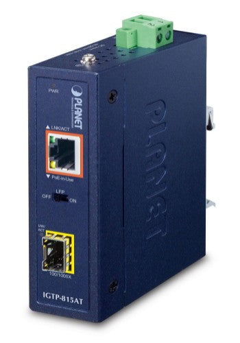PLANET IGTP-815AT network media converter 1000 Mbit/s Blue