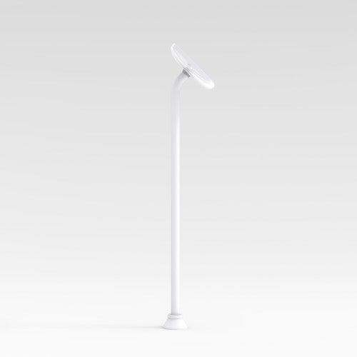 Bouncepad Floorstanding Slim | Apple iPad Pro 4th Gen 11.0 (2020) | Black | Exposed Front Camera and Home Button |