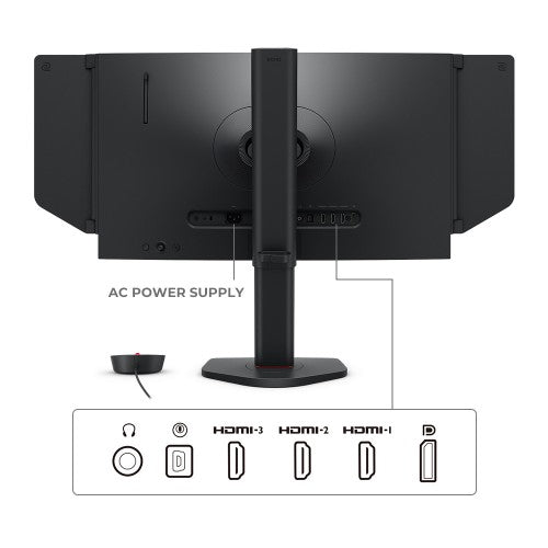 ZOWIE XL2566X+ computer monitor 62.2 cm (24.5") 1920 x 1080 pixels Full HD Black