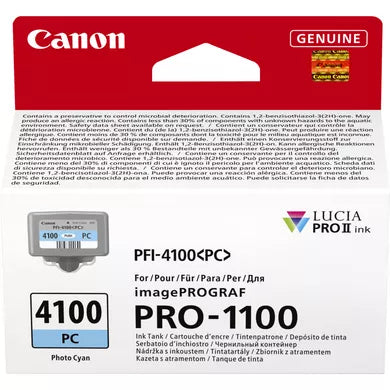 Canon 6781C001/PFI-4100PC Ink cartridge light cyan 80ml for Canon IPF PRO-1100