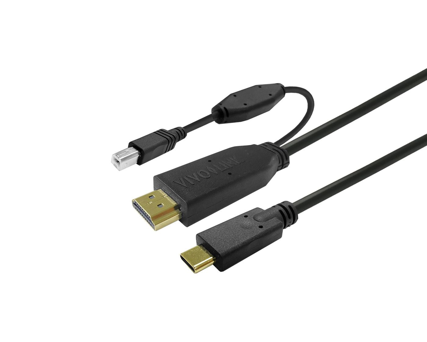 Vivolink PROUSBCHDMIUSBB10 USB cable USB 3.2 Gen 1 (3.1 Gen 1) 10 m USB C Black