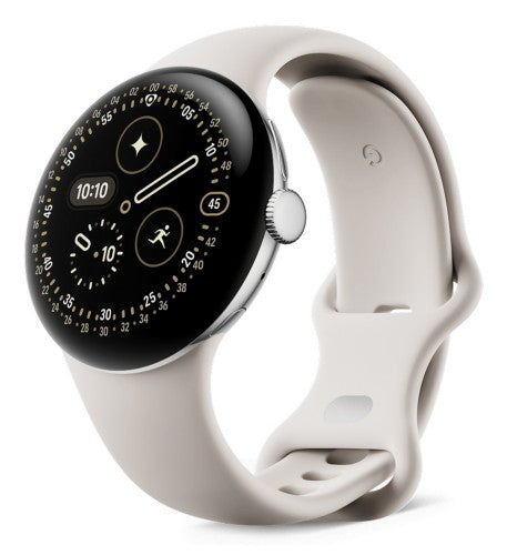 Google Pixel Watch 4 AMOLED 41 mm Digital Touchscreen Silver Wi-Fi GPS (satellite)
