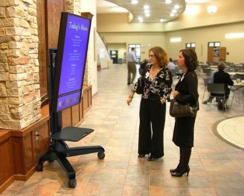 Ergotron Neo-Flex Mobile MediaCenter UHD Black Flat panel Multimedia cart