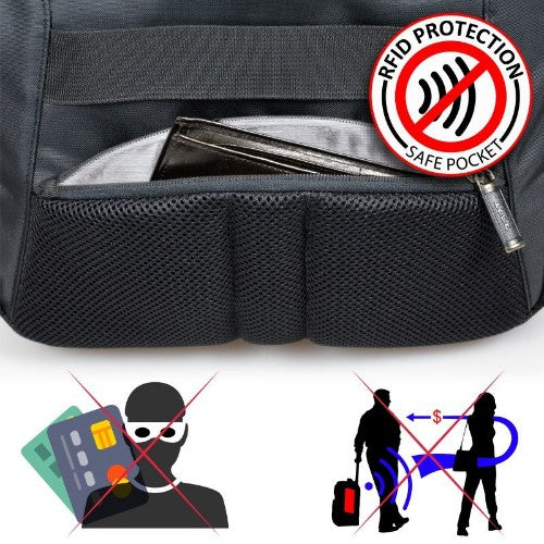 Port Designs Melbourne backpack Casual backpack Black Polyester