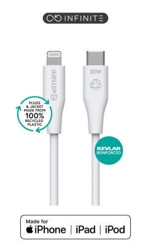 eSTUFF ES602270 lightning cable 2 m White