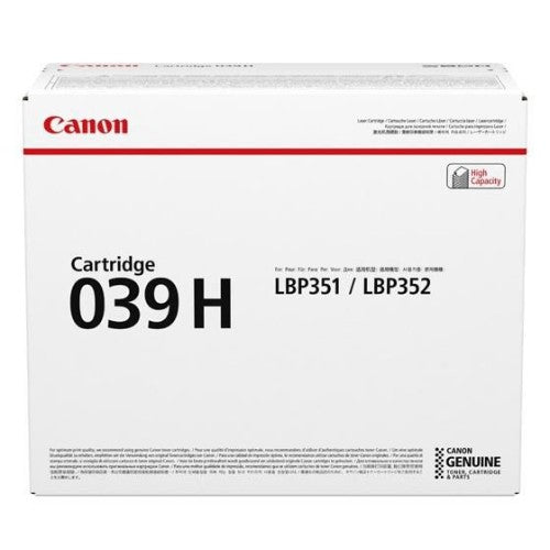 Canon 0288C001/039H Toner cartridge black high-capacity, 25K pages ISO/IEC 19752 for Canon LBP-351
