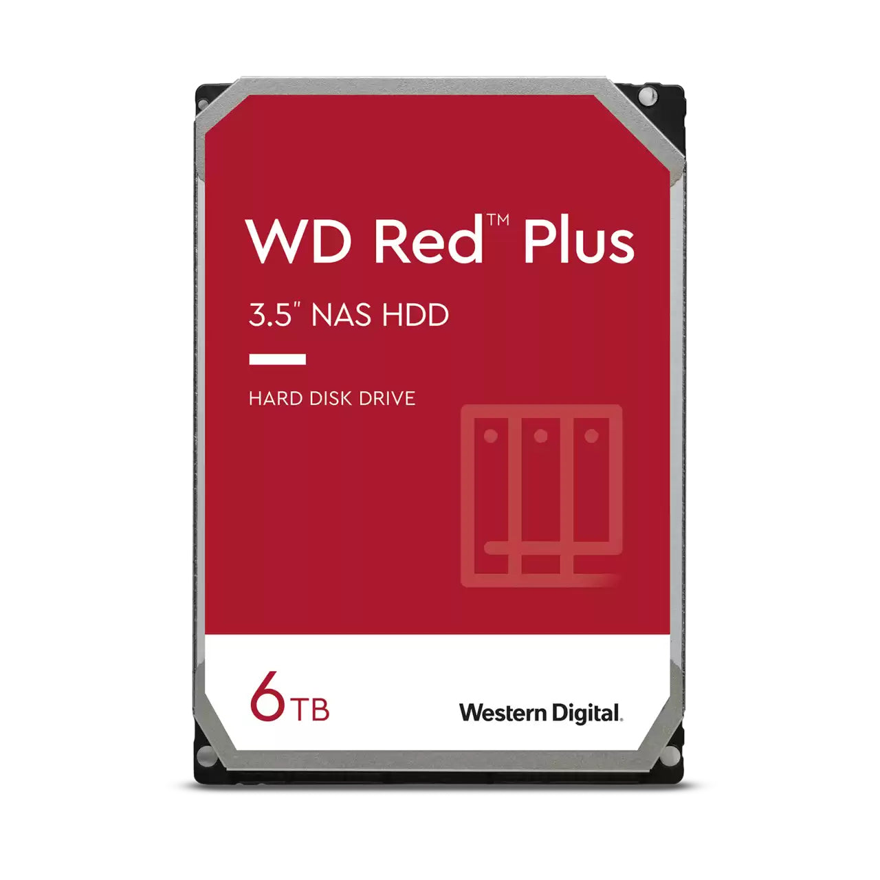 Western Digital Red Plus WD60EFPX internal hard drive 6 TB 5400 RPM 256 MB 3.5" Serial ATA III