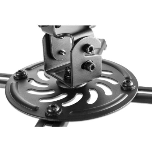 Manhattan Projector Mount, Ceiling, Universal, Tilt, Swivel & Rotate, Height: 15cm, Max 13.5kg, Black, Lifetime Warranty