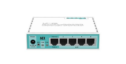 Mikrotik RB750GR3 wired router Gigabit Ethernet Turquoise, White