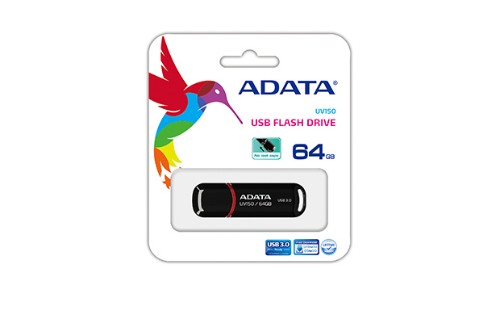 ADATA 64GB DashDrive UV150 USB flash drive USB Type-A 3.2 Gen 1 (3.1 Gen 1) Black
