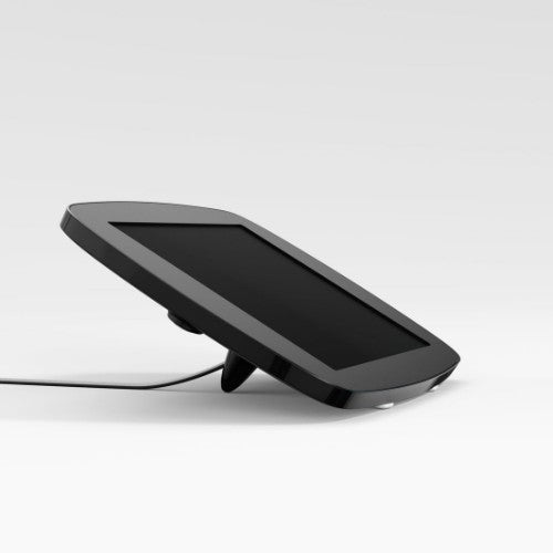 Bouncepad Lounge with Reinforced USB Cable | Apple iPad Pro 4th & 5th Gen 12.9 (2020 - 2021) | Black | Exposed Front Camera and Home Button