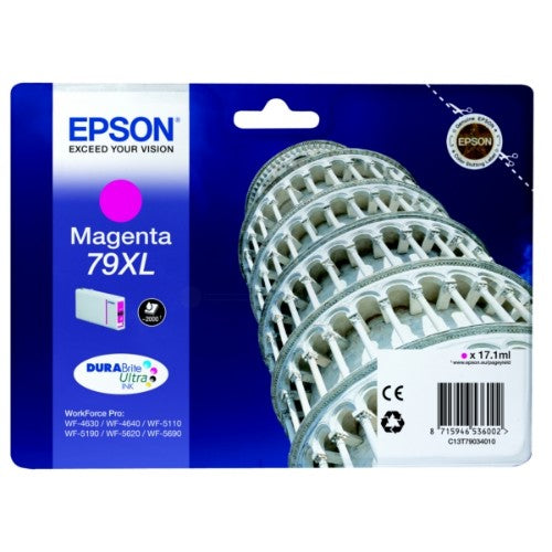 Epson C13T79034010/79XL Ink cartridge magenta high-capacity, 2K pages 17,1ml for Epson WF 4630/5110