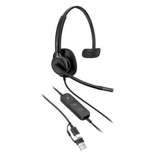 HP Poly Mission 415 Monaural USB Wired Headset Classic (Bulk)