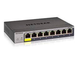 NETGEAR GS108Tv3 Managed L2 Gigabit Ethernet (10/100/1000) Grey