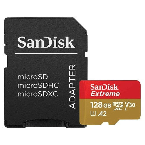 SanDisk Extreme 128 GB MicroSDXC UHS-I Class 10