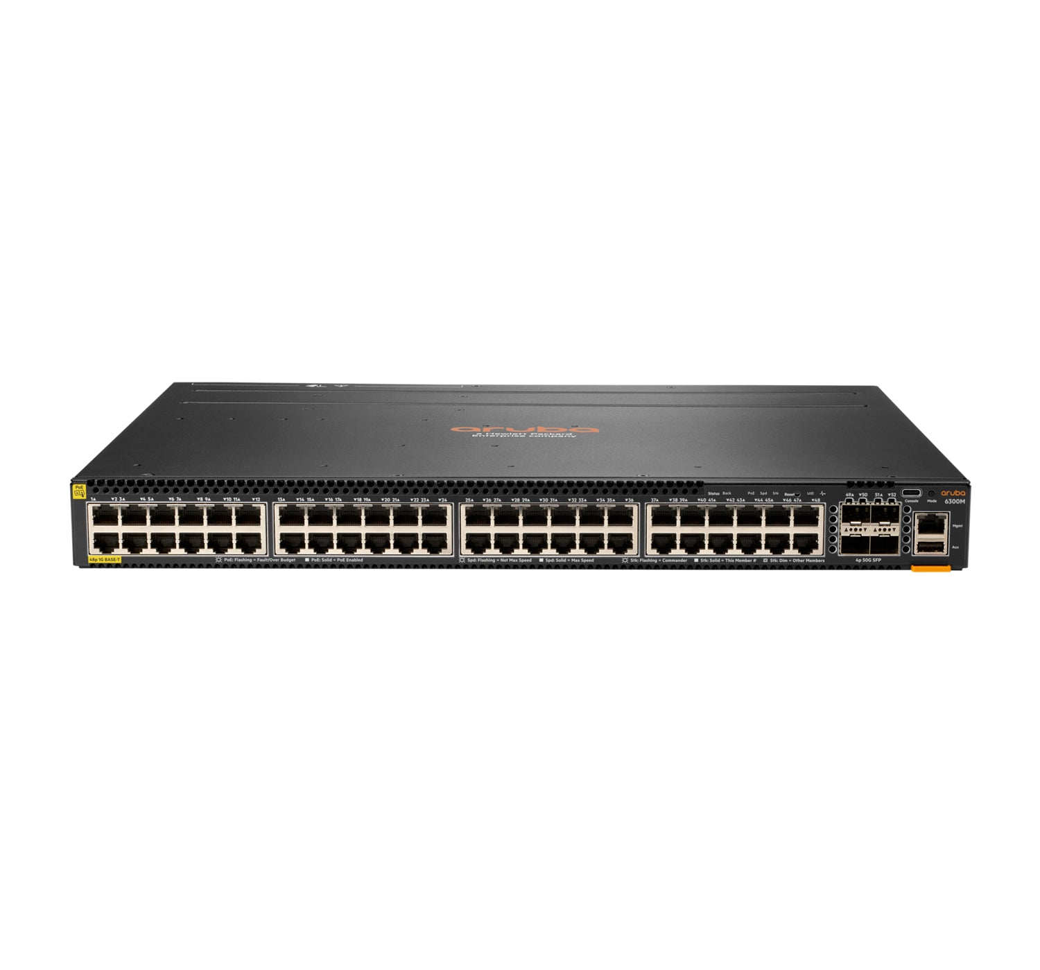 HPE Aruba Networking Aruba 6300M Managed L3 Gigabit Ethernet (10/100/1000) Power over Ethernet (PoE) 1U Grey