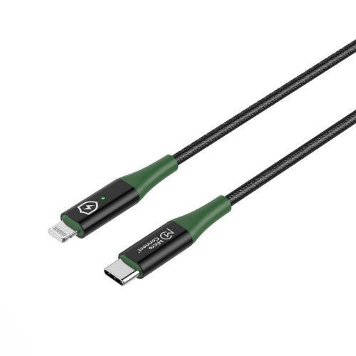Microconnect MC-SMART USB C-L-1 lightning cable 1 m Black